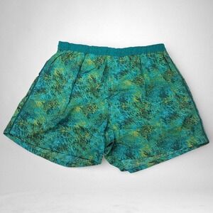 Catalina‎ Swim Trunks Mens XL Green Nylon Vacation Mesh Lined Shorts Vintage 90s